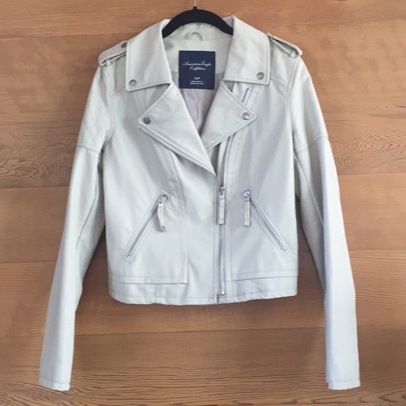 American Eagle Outfitters Jackets & Blazers - EUC S American Eagle faux leather jacket